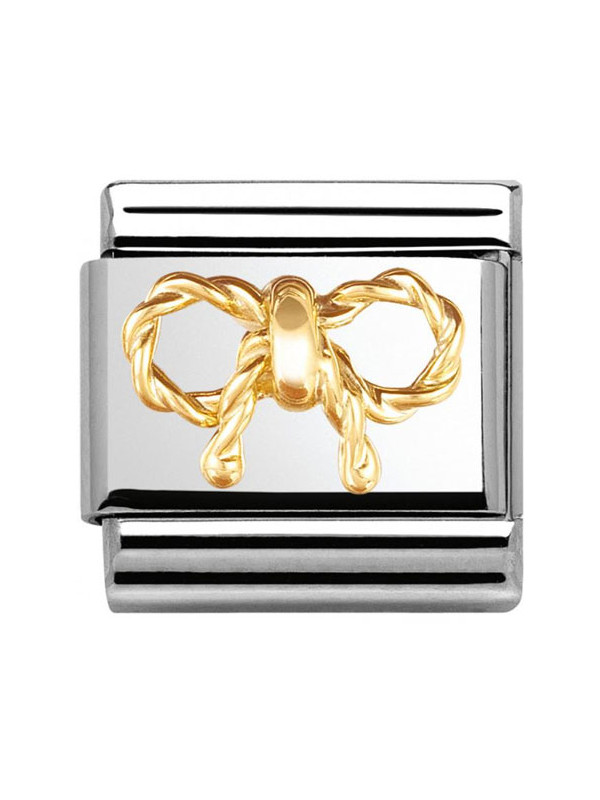 Maillon Nomination classic noeud en Or - 030154-03