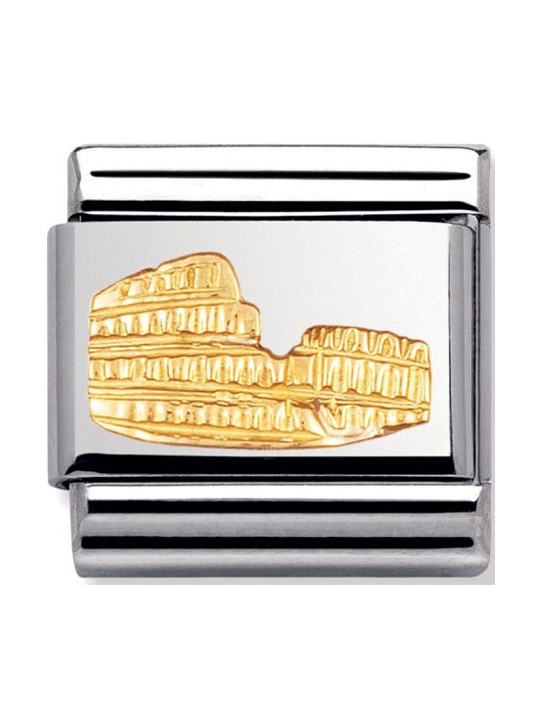 Maillon Nomination classic Colisée de Rome en relief