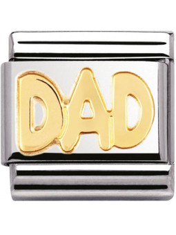 Maillon Nomination dad en Or 