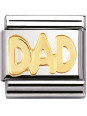 Maillon Nomination dad en Or 