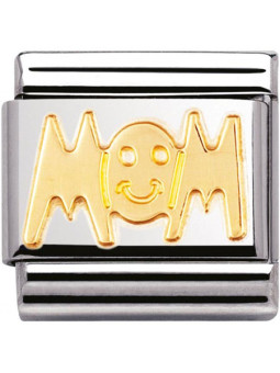 Maillon Nomination classic mom en Or