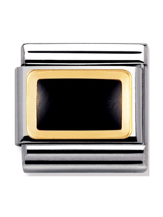 Mailllon Nomination classic rectangle noir