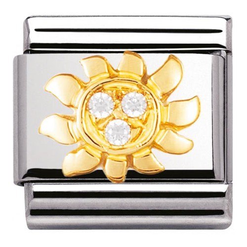 Maillon Nomination classic soleil empierré