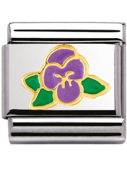 Maillon Nomination classic violette 