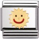 Maillon Nomination classic soleil souriant