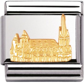 Maillon Nomination classic Cathédrale de vienne en relief
