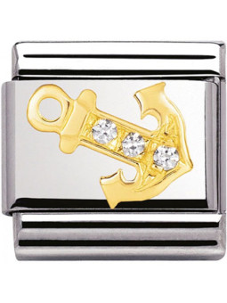 Maillon Nomination classic ancre de bateau