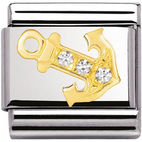 Maillon Nomination classic ancre de bateau