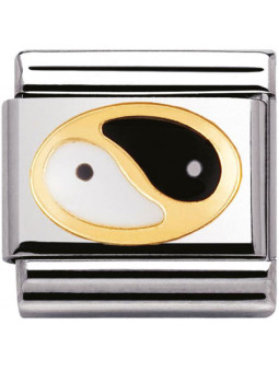 Maillon Nomination classic yin et yang