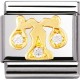 Maillon Nomination classic zodiaque Balance et pierres