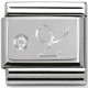 Maillon Nomination classic Capricorne en Argent et oxyde de zirconium