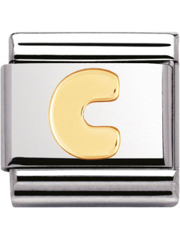 Maillon Nomination classic Lettre C standard Or