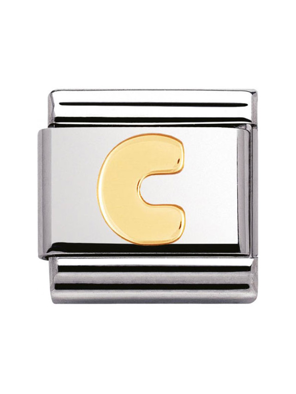 Maillon Nomination classic Lettre C standard Or