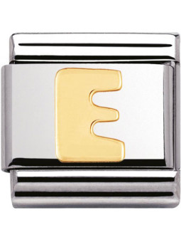 Maillon Nomination classic Lettre D standard Or