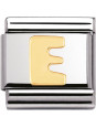 Maillon Nomination classic Lettre D standard Or