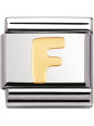 Maillon Nomination classic Lettre F standard Or