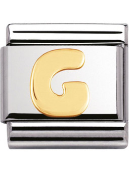 Maillon Nomination classic Lettre G standard Or