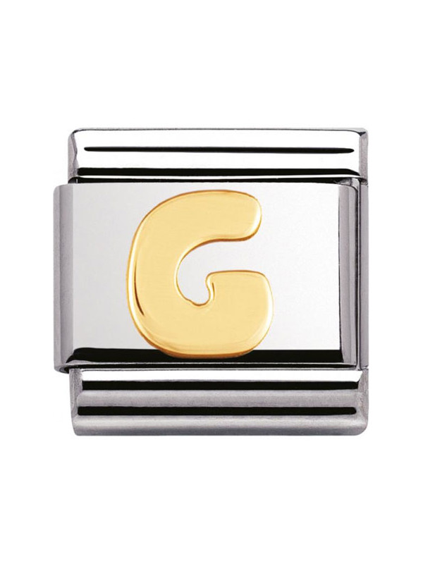 Maillon Nomination classic Lettre G standard Or