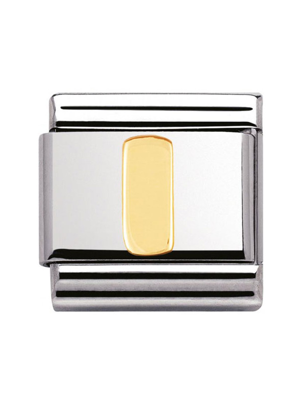 Maillon Nomination classic Lettre I standard Or