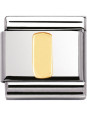 Maillon Nomination classic Lettre I standard Or