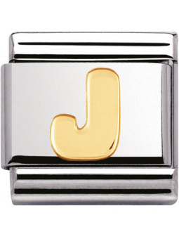 Maillon Nomination classic Lettre J standard Or