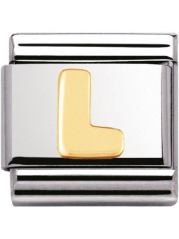 Maillon Nomination classic Lettre L standard Or