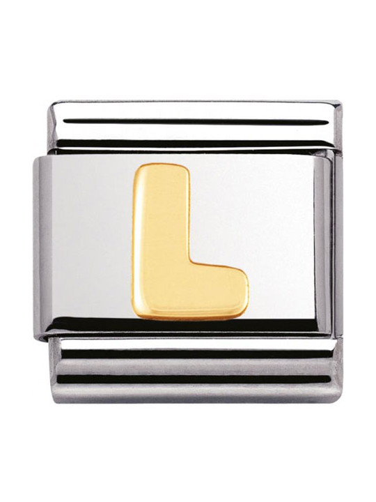 Maillon Nomination classic Lettre L standard Or