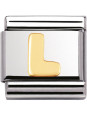 Maillon Nomination classic Lettre L standard Or
