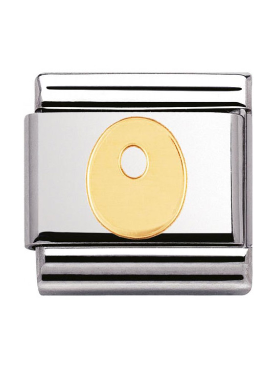 Maillon Nomination classic Lettre O standard Or