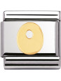Maillon Nomination classic Lettre O standard Or
