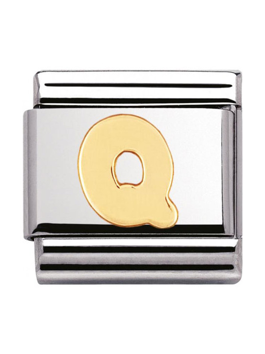 Maillon Nomination classic Lettre Q standard Or
