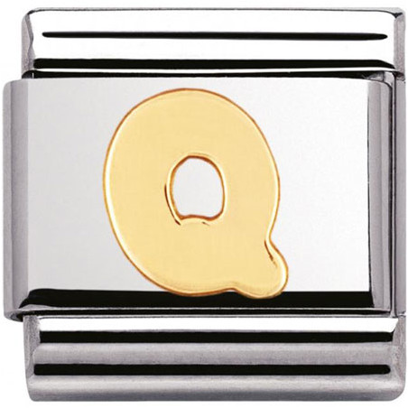 Maillon Nomination classic Lettre Q standard Or