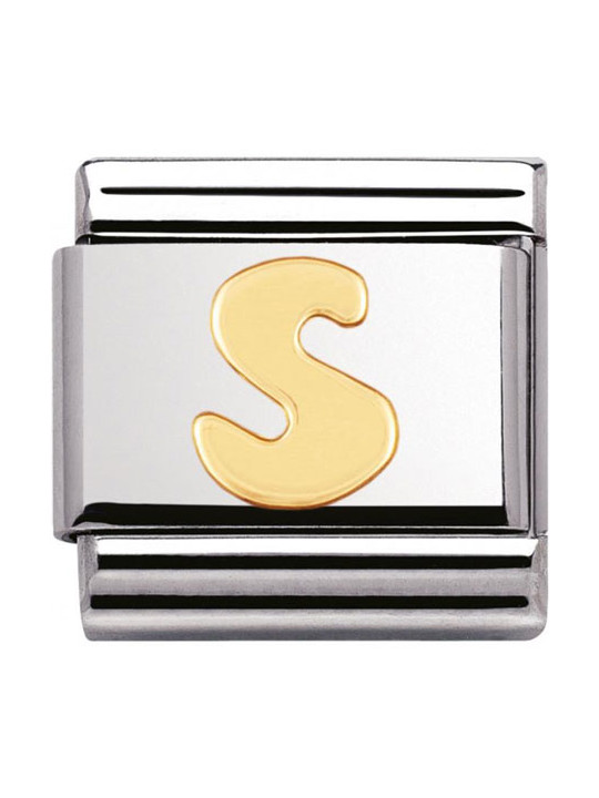 Maillon Nomination classic Lettre S standard Or