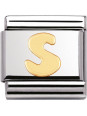 Maillon Nomination classic Lettre S standard Or