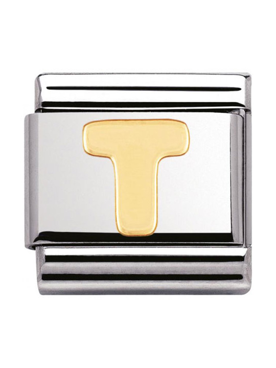 Maillon Nomination classic Lettre T standard Or