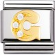 Maillon Nomination classic Lettre G en Or et pierres