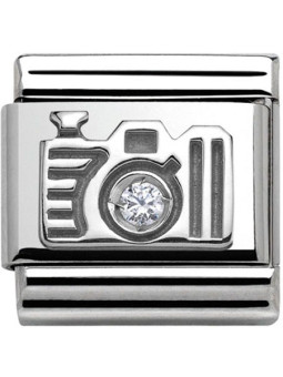 Maillon Nomination classic Argent appareil photo