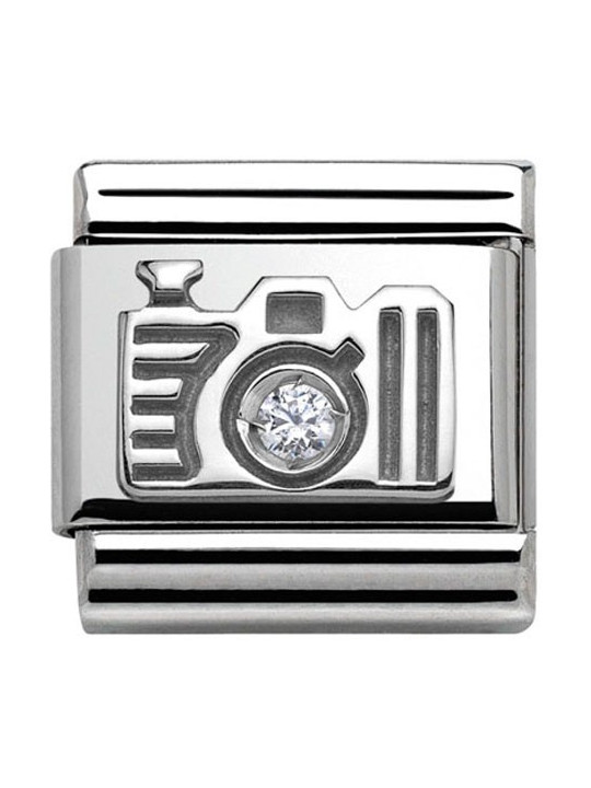 Maillon Nomination classic Argent appareil photo