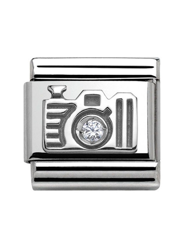 Maillon Nomination classic Argent appareil photo