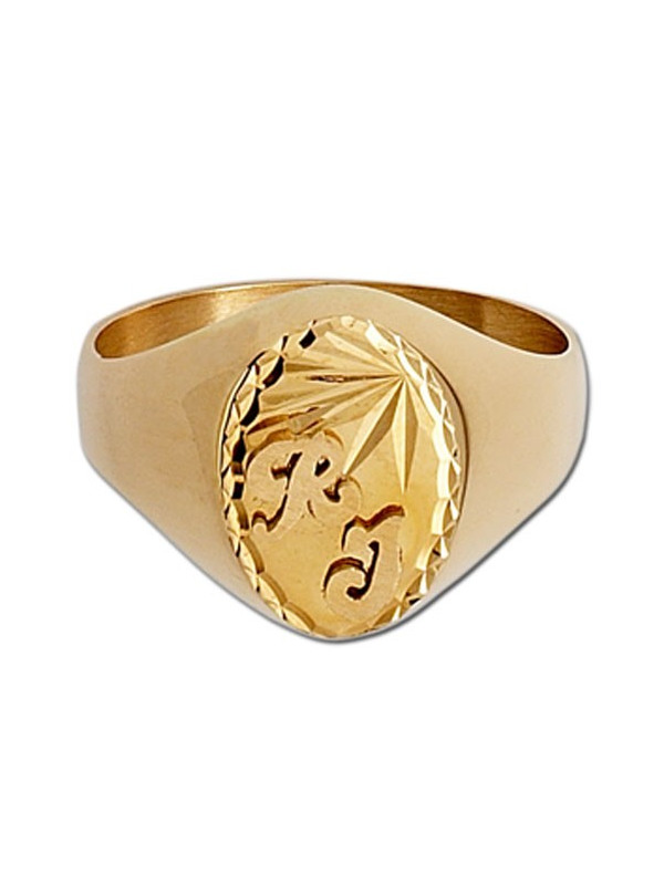 Chevalière mixte or jaune