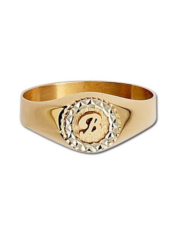 Chevalière femme Or jaune Or blanc