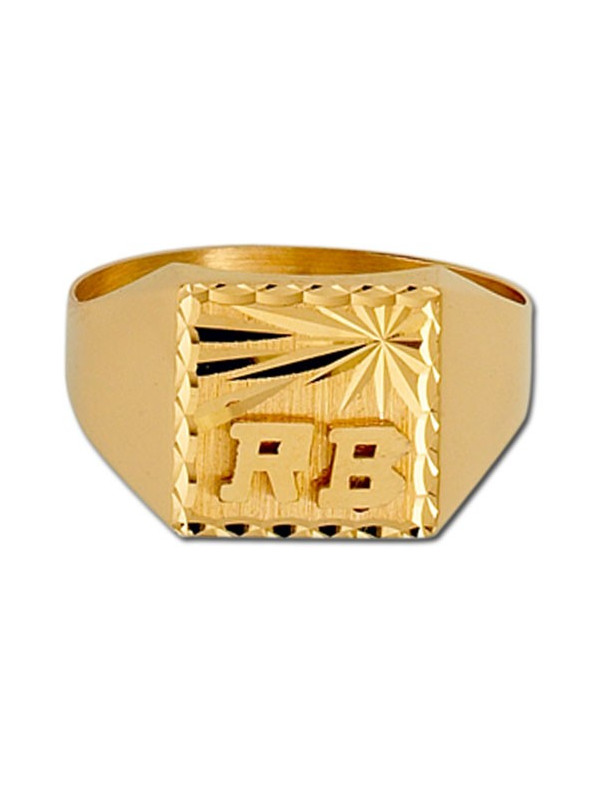 Chevalière or jaune