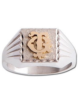 Chevalière Argent et Or