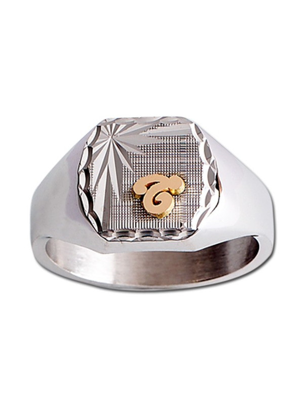 Chevalière Argent tonneau