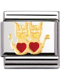 Maillon Nomination classic chats amoureux