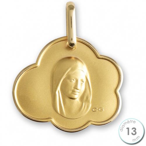 Médaille de baptême Vierge en Or