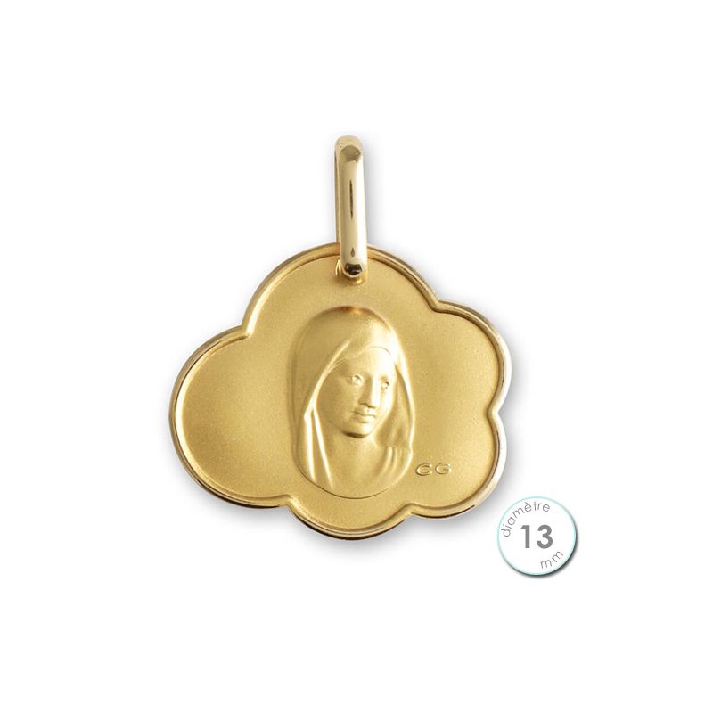 Médaille de baptême Vierge en Or