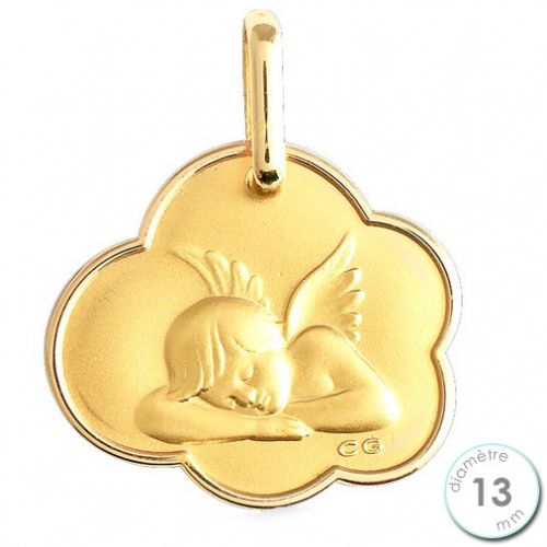 Médaille de baptême Ange en Or