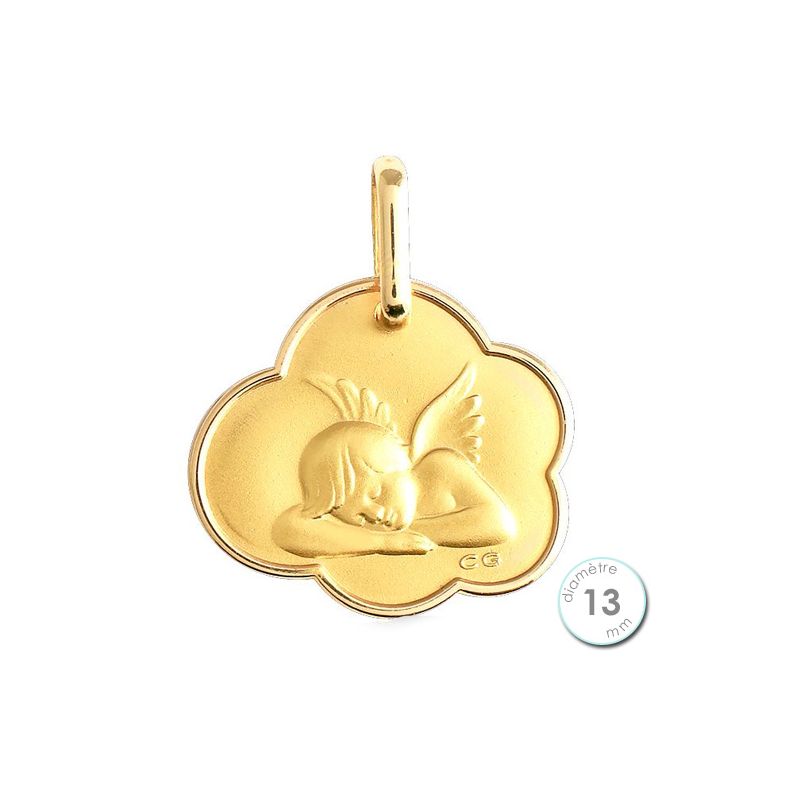 Médaille de baptême Ange en Or