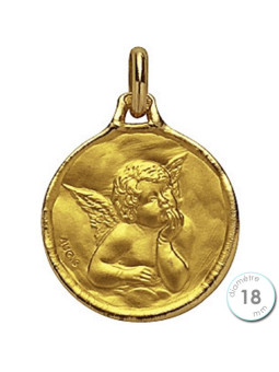 Médaille de baptême Ange en Or - Augis